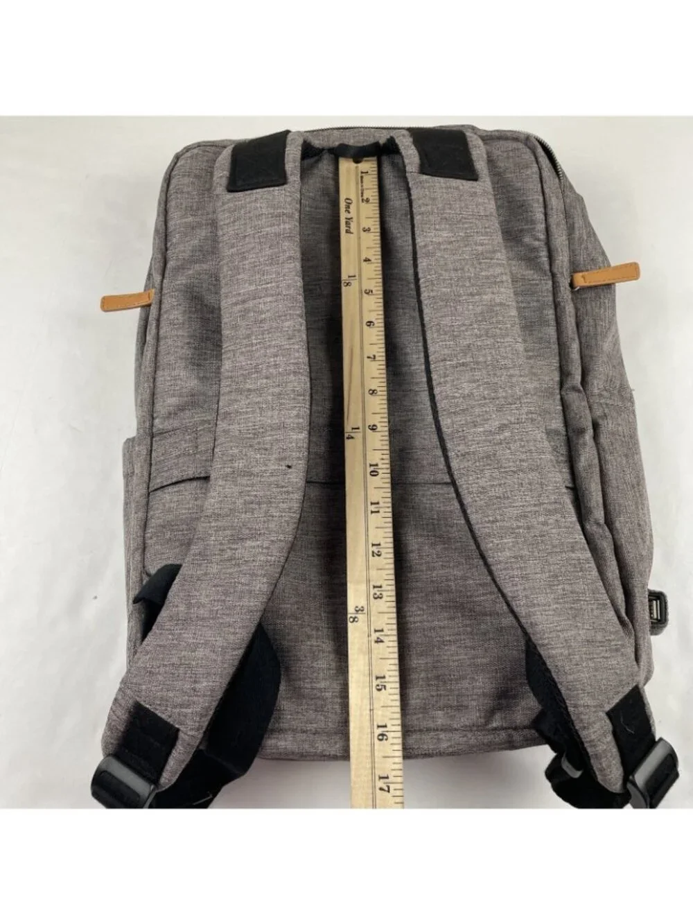 NORDACE Siena Smart Backpack USB Charging Port Laptop Travel Carry On Gray